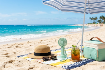 Qué llevar a la playa: 10 accesorios imprescindibles para no pasar calor